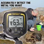 Professional Metal Detector Treasure Hunter Pinpointer with LCD Screen