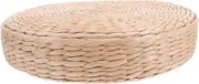 Straw Futon Cushion Seat Cushion Floor Mats Style Straw Futon Dinning Chair Cushion Soft Yoga Mat Circle Throw Pillow Circle Chair Cushion Yoga Cushion Khaki Cattail Grass