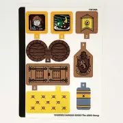 LEGO STICKER SHEET 76412 Hufflepuff House Banner Harry Potter Stickers Decals