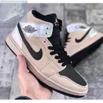 正版 AIR JORDAN 1 MID AJ1臟粉 鐳射 黑粉 女鞋 休閒 運動 籃球鞋 BQ6472-602 現貨