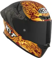 KYT TT-Revo Enea Indonesia 2023 Replica, full face helmet , color: Matt Black/Gold/Dark Red , size: M