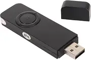 Portable MP3 Player 8GB, HiFiMusic Player Media with Memory Card Slot, Support 64GB, OTG Function, with Earphones, As USB Flash Drive (Black)