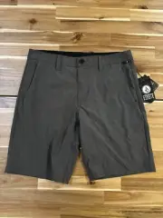 Volcom Hybrid Shorts Men's Size 31 Gray NEW!