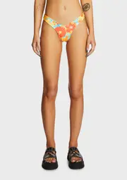 [Kulani Kinis] Y Cheeky Bikini Bottom - Rumba Rose