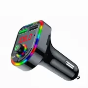 Car Wireless Bluetooth 5.0 FM Transmitter Receiver Adapter Audio MP3 Player USB