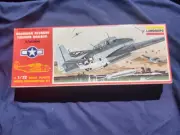 Lindberg Grumman Avenger Torpedo TBM-3 Bomber model kit 1/72 #480 1968 Sealed