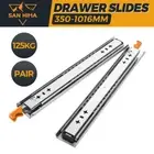 San Hima 2x 125kg Locking Drawer Slides / Runners 356mm to 1016mm Fridge Draw