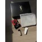 YSL 專櫃贈品轉售 雪融唇釉MINI 216 膨潤能量露 超模光感極潤粉底B20