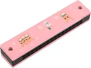 EPIGEIST Melody Organ Boys and Girls Harmonica Wood Toy Musical Instrument for Toddlers Child Musical Toys Adorable Rabbit Design
