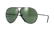 Porsche Design P8478 Matte Grey/Green + Brown Semi-Mirrored (C) Sunglasses