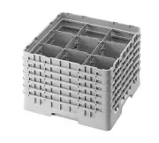 Cambro 9S1114151 9 Compartment 11 3/4 in Camrack® Glass Rack