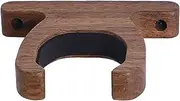 KiBcsLic Hulusi Holder, Cucurbit Flute Display Stand, Portable Multipurpose Wall Shelf, Display Stand for Home, dark brown