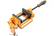 90mm Drill Press Bench Vice Quick Release Clamp Jaw Soft Grip Hand Pads Woodwork