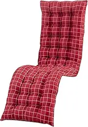 Recliner Cushion Cover - Deck Chair Cover - Multipurpose Deck Chair Cover - Thickening Patio Cushion - Thick Padded Chaise Lounge Swing Bench Cushion Patio Furniture Cushion for Garden
