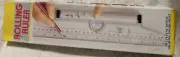 Edmark Clear Metric 30cm 12 in. Multi Purpose Drawing Rolling Parallel Ruler NEW