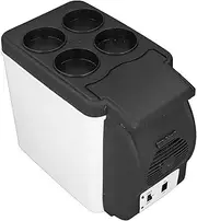 2V Car Refrigerator 37W Hot Cold Dual Purpose Fridge 6L Low Noise Portable Cosmetic Refrigerator,car mini refrigerator with both hot and cold systems for Camping, Travel, Outdoor,