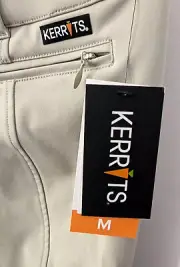 Kerrits Show Breeches Khaki with knee patch . Size Medium New with Tags.