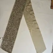 CHICO'S SCARF OBLONG GOLD SEQUIN SKINNY NO SIZE CHAMPAGNE NEW NWT