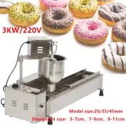 Automatic Doughnut Machine 500 pcs/Hr Donut Maker 3 Size Doughnut Making AU Plug