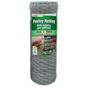 Chicken Wire 1 Inch Mesh 24 Inch X 150 Foot 20 Gauge Galvanized Steel Wire Fe...