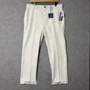 Brooks Brothers Golf Chino Pants Mens 35x30 Beige Lightweight CoolMax NWT