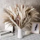 Artificial Plants Pampas Grass Bouquet Fluffy Fake Reeds Home