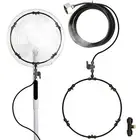 Outdoor Misting Cooling System Garden DIY Sprayer Mist Kit 16.5FT Mist Fan Sprin