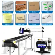 Handheld Inkjet Printer 600DPI Date QR Code Barcode Logo 2-12.7mm Touch Screen