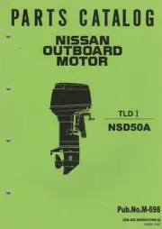 NISSAN OUTBOARD 2-STROKE TLD I NSD50A PARTS MANUAL 002N21048-0 (633)