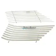 WHITE SIDES VENETIAN BLIND AUTO SHADES PAIR FOR FORD FALCON XK XP WAGON (for: Ford)