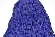 Opaque Navy Blue Czech PRECIOSA® glass 11/0 seed beads, 1 Hank/12 strands