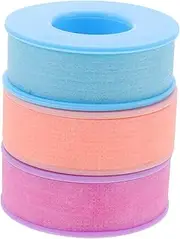DRESSOOS Non-woven Lash Extension Tape Lash Glue 3 Rolls Easy Cut Safe for Makeup Salons Cosmetics