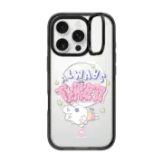 iPhone 16 Pro Impact Ring Stand Case MagSafe Compatible Always Tired Bunny