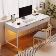 NNEDSZ White Computer Desk PC Laptop Table Gaming Desk Home Office Study Furnitu