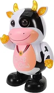 SUPVOX 1Pc Interactive Dancing Cattle with Dairy Cow Plaything for Encourages Observation and Musical Sense Development