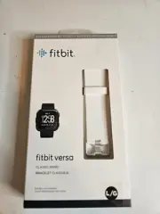 Original Fitbit Versa Classic Band White Strap Size Large Brand New Sealed Box