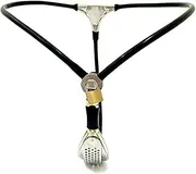 SM Chastity Belt with Chastity Lock Anti-Cheating Invisible Chastity Belt Abstinence Chastity Panties Sexy Bondage Chastity Cage BDSM Erotic Sex Toys for Women(120/130cm)