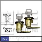 Nice Door Lock Barrel - Pair, NDL66F