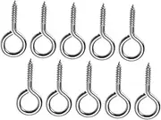 Veemoon Screw Eye Bail Pin Set Sheep's Eye Screws Jewelry Making Accessory Threaded Hooks for Bracelet Making