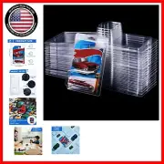 24-Piece Clear Plastic Display Cases for Hot Wheels Model Car Protection