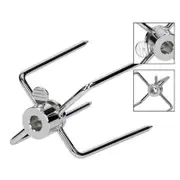 2pcs Rotisserie Spit Forks Roast Chicken Fork Kabob Skewer BBQ Spit Forks Gyro