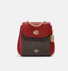NWT Coach Convertible Mini Backpack Brown 1941 Red