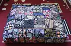 35" Square Khambadia Patchwork Cushion Pillow Cover Heavy Zipper Seating Bed