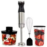 KENMORE 400W Hand Blender Variable Speed Immersion Blender Food Chopper Whisk