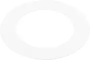 uxcell 2.2" ID 3.4" OD Light Trim Ring, White Goof Ring Matte Circular Light Cover Lighting Fixture for Ceiling Wall Recessed Can Downlights
