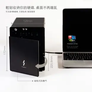 Probox HF7 USB 3.1 Gen-II 3.5/2.5吋四層式SATA硬碟外接盒(雙介面 (7.3折)