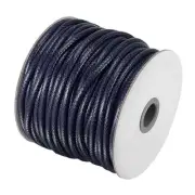 Beading Thread Bracelet Weave Craft Cord 5mm 36M/Roll, Dark Blue