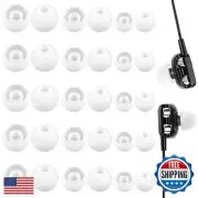 JJUNW 15 Pairs Silicone Ear Tips Replacement Earbuds, Soft Silicone Earbuds E