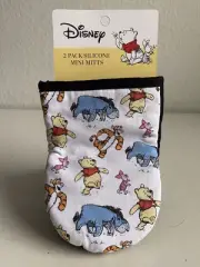 2 Pack Disney Winnie The Pooh Mini Oven Mitts Eeyore Tigger Piglet Classic NEW