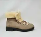 NEW WOMENS 7 10 J CREW NORDIC WINTER BOOTS WITH SHEARLING COBBLESTONE